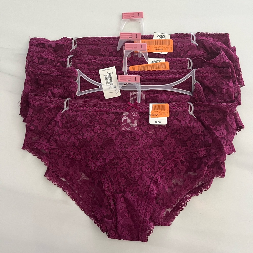 BUNDLE of Lg 8 pair’s Lace Panties